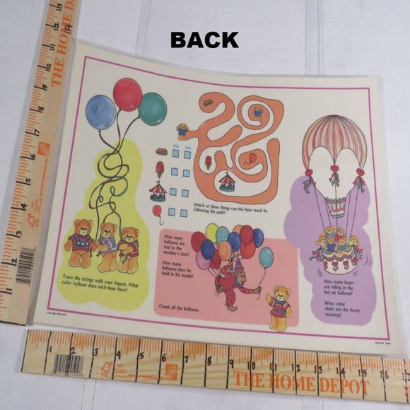 Vintage LUCY RIGGS 1986 Placemat COUNTRY FAIR #8 (professional thick lamination) - Picture 2 of 12